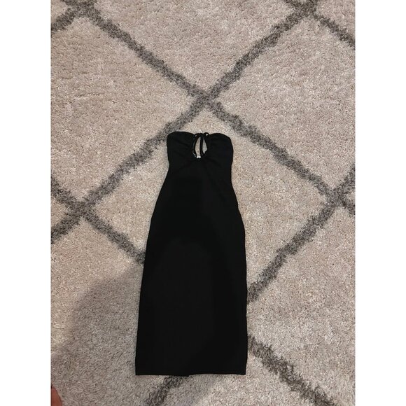 Zara Black Midi Dress - Picture 1 of 4